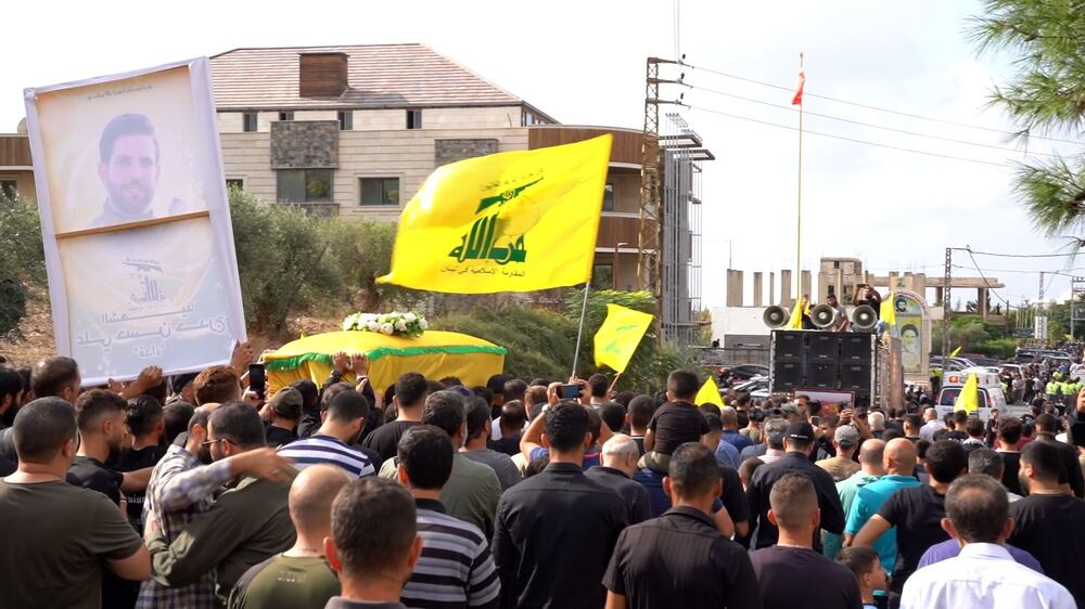 Funerals held for killed Hezbollah soldiers