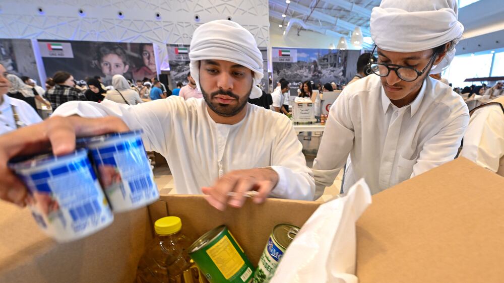 Abu Dhabi launches aid collection drive for Gaza