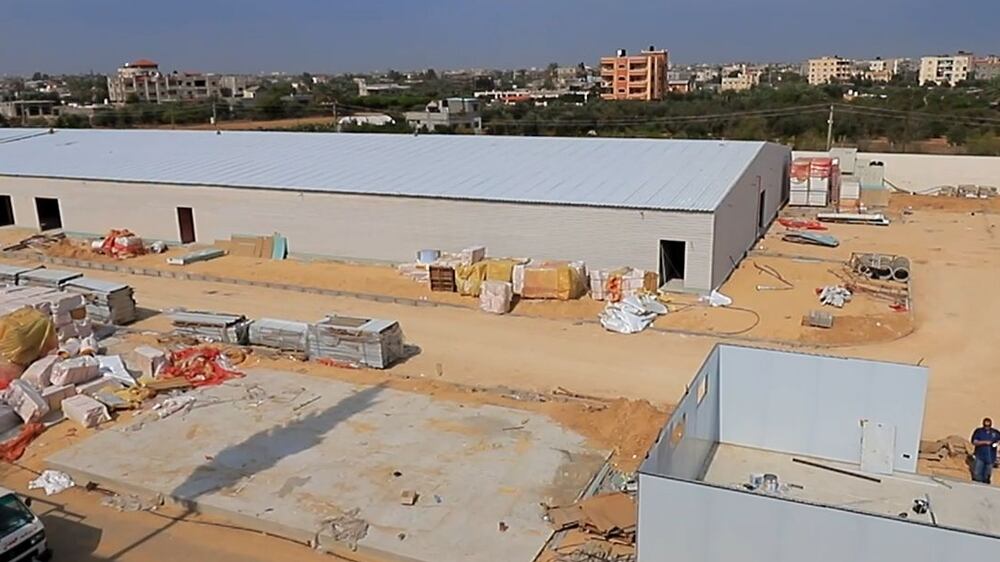 UAE-funded field hospital under construction in Gaza