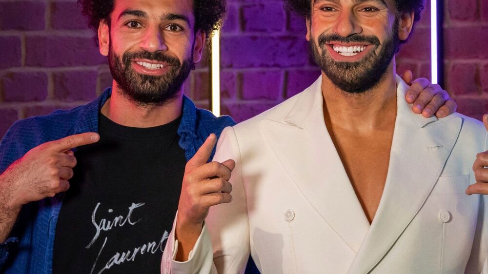 Seeing double? Mo Salah unveils wax doppelganger at Madame Tussauds
