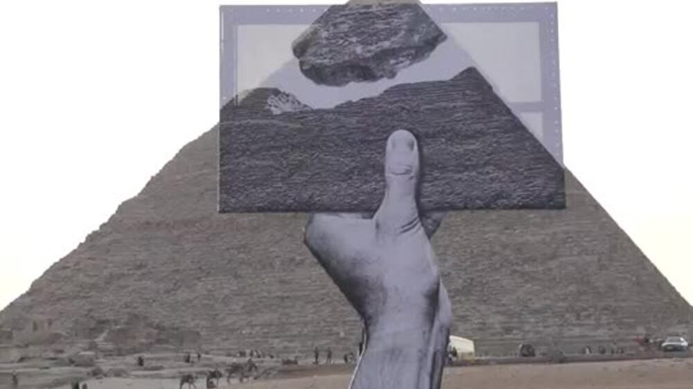 Forever Is now the first art exhibition in the Pyramids of Giza in 4,500-year history