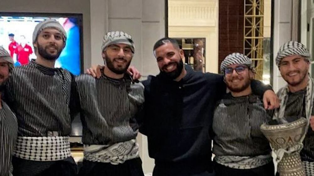Dabke group surprises Drake on his birthday