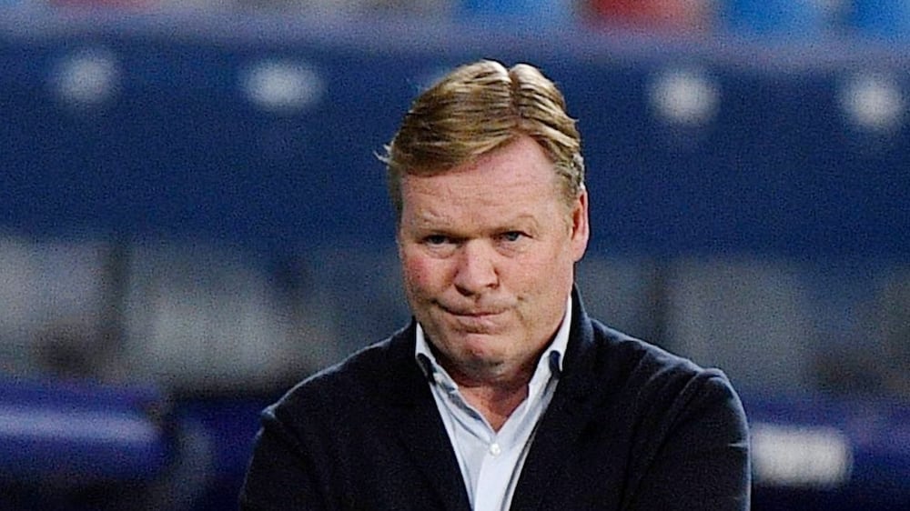 Barcelona sack coach Ronald Koeman after poor run of results