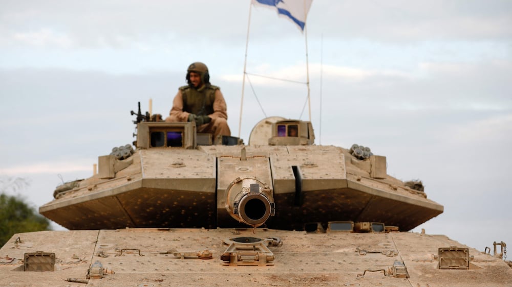 Video shows Israeli tank firing at car in Gaza Strip