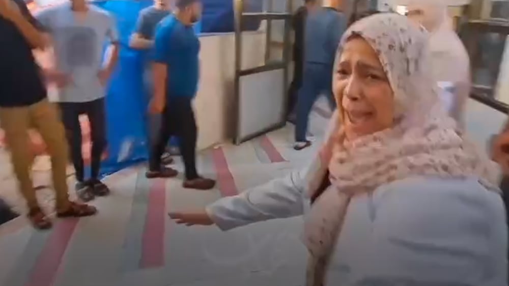 Gaza doctor sees her daughter rushed into hospital