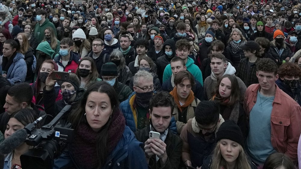 Climate activists march through Glasgow as city hosts Cop26