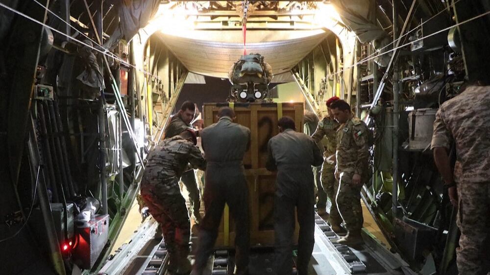 Jordan's air force drops medical aid into Gaza