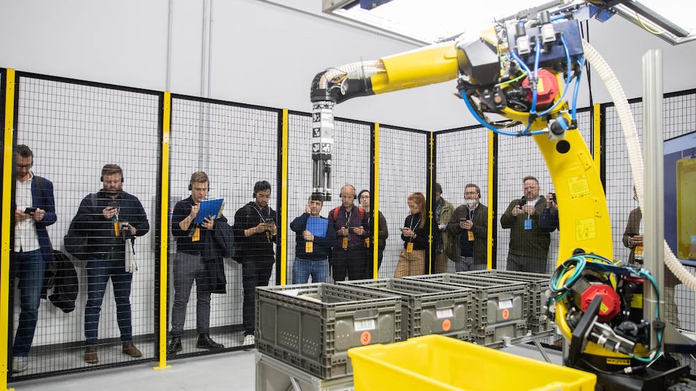 Amazon robot helps to improve warehouse efficiency and safety