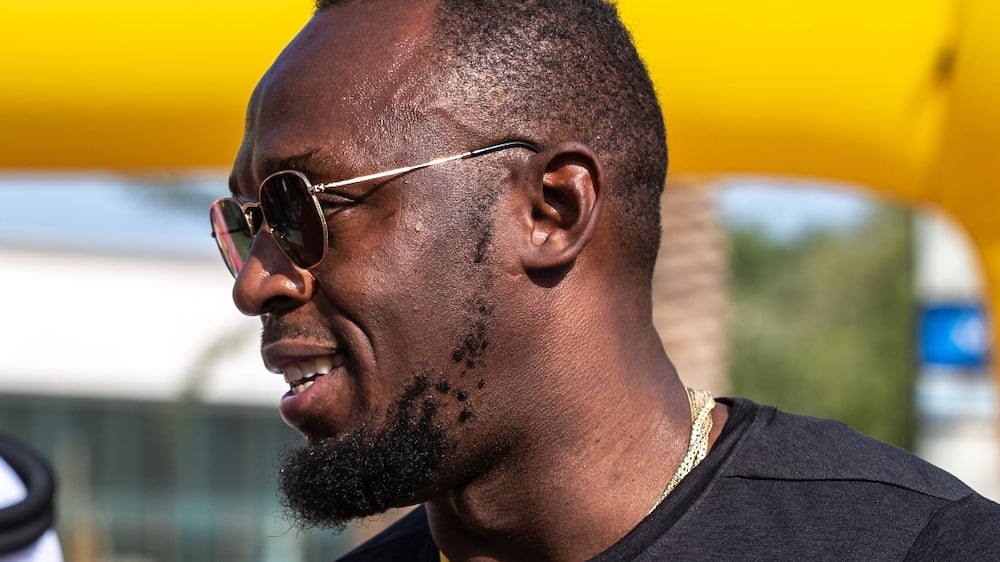 Usain Bolt takes part in Expo 2020 Dubai run