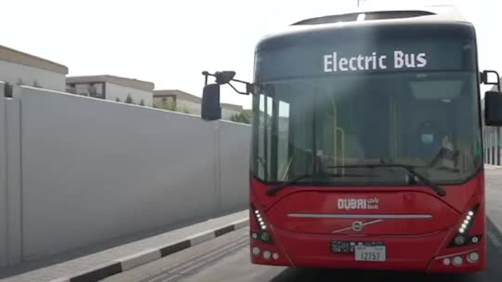 Dubai unveils first electric buses