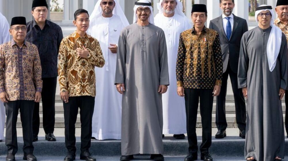 President Sheikh Mohamed attends inauguration of Sheikh Zayed Grand Mosque in Indonesia