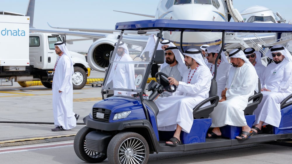 Sheikh Mohammed bin Rashid tours Dubai Airshow