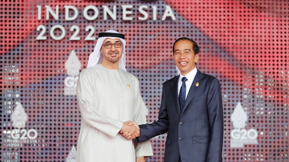 President Sheikh Mohamed speaks of 'brighter future for all' at G20 summit