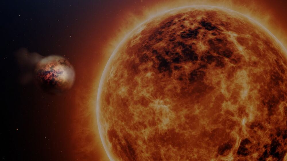 A unique gaseous exoplanet orbits a star slightly cooler and less massive than our Sun