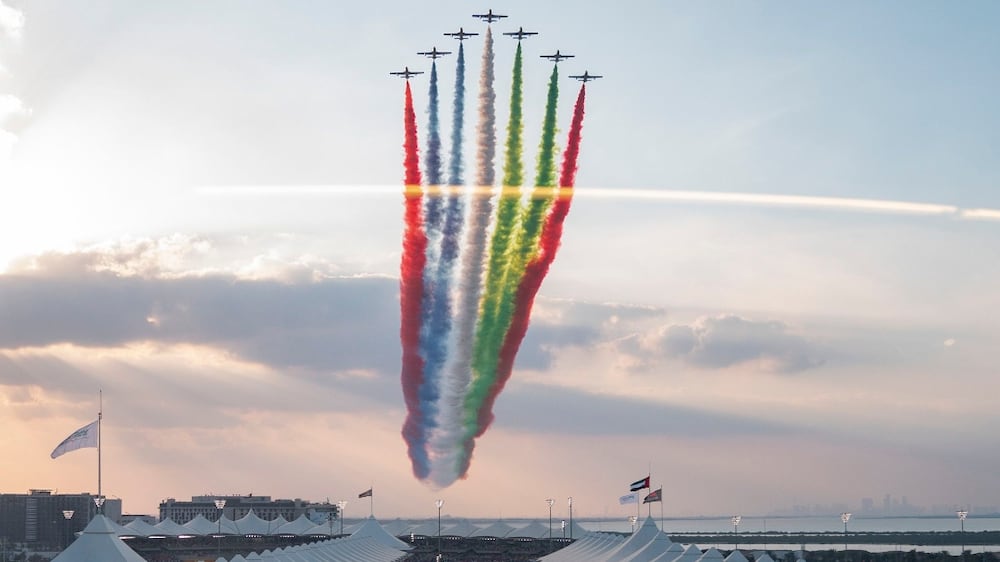How Etihad Airways pilots prepare for spectacular F1 flypast in UAE