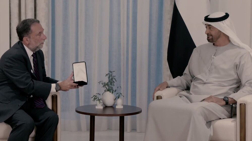 Sheikh Mohamed bin Zayed awarded Scholar-Statesman Award