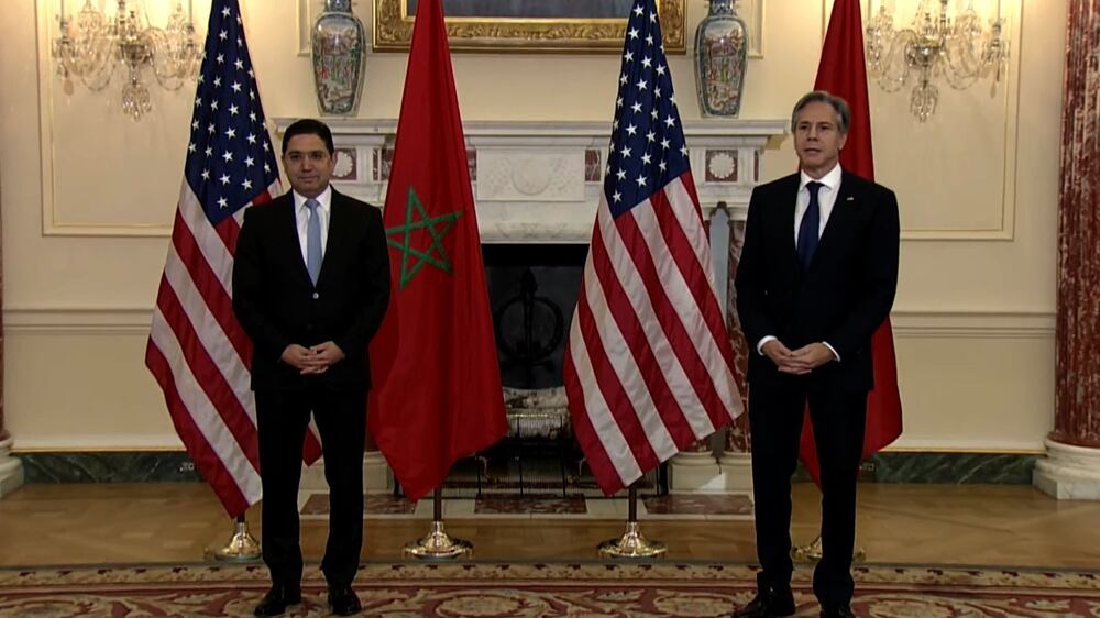 Anthony Blinken meets Morocco's foreign minister in Washington