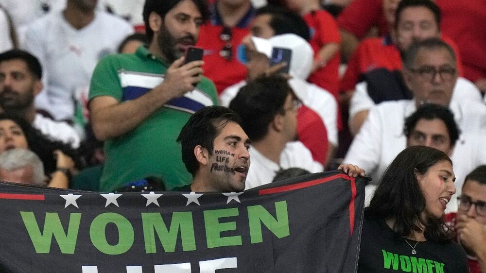 Iranians focus on politics after World Cup loss to England
