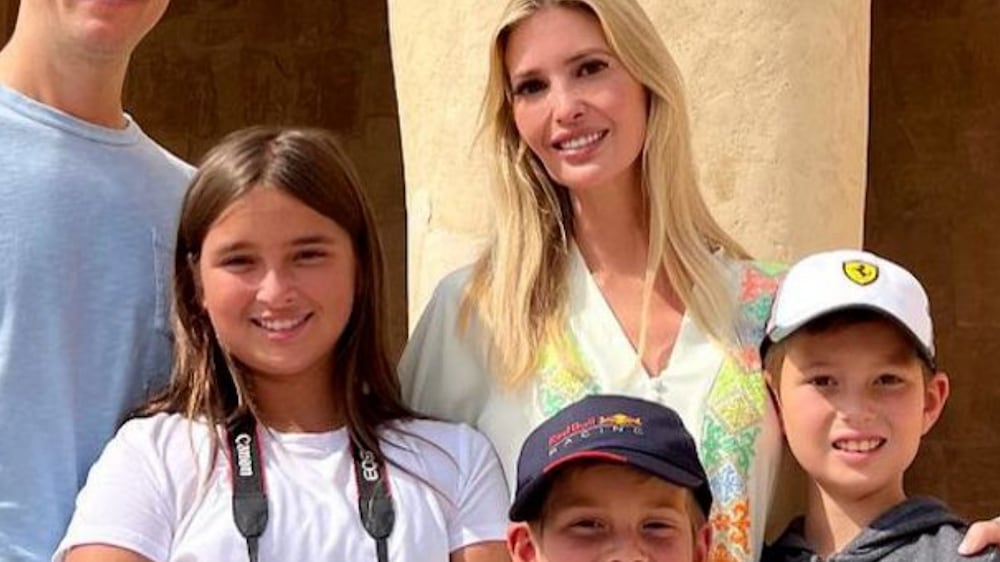 Ivanka Trump tours Egypt's Luxor with family