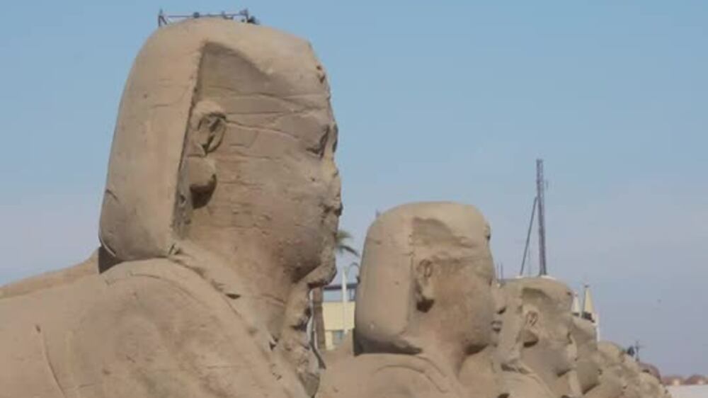 A tour of the 3,400-year-old Avenue of the Sphinxes