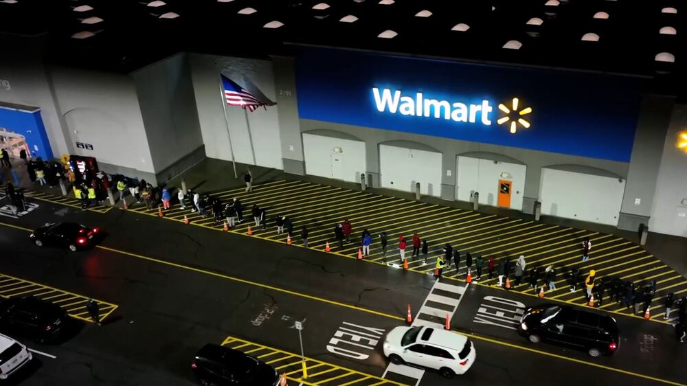 Smaller crowds as Black Friday kicks off in the US