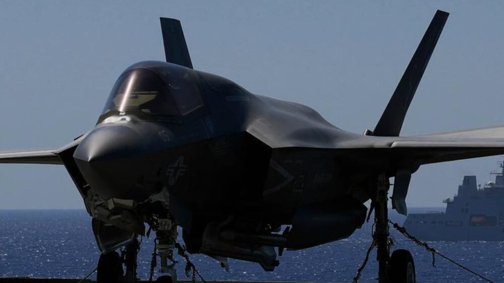 British F-35 jet falls into the sea off 'HMS Queen Elizabeth' aircraft carrier