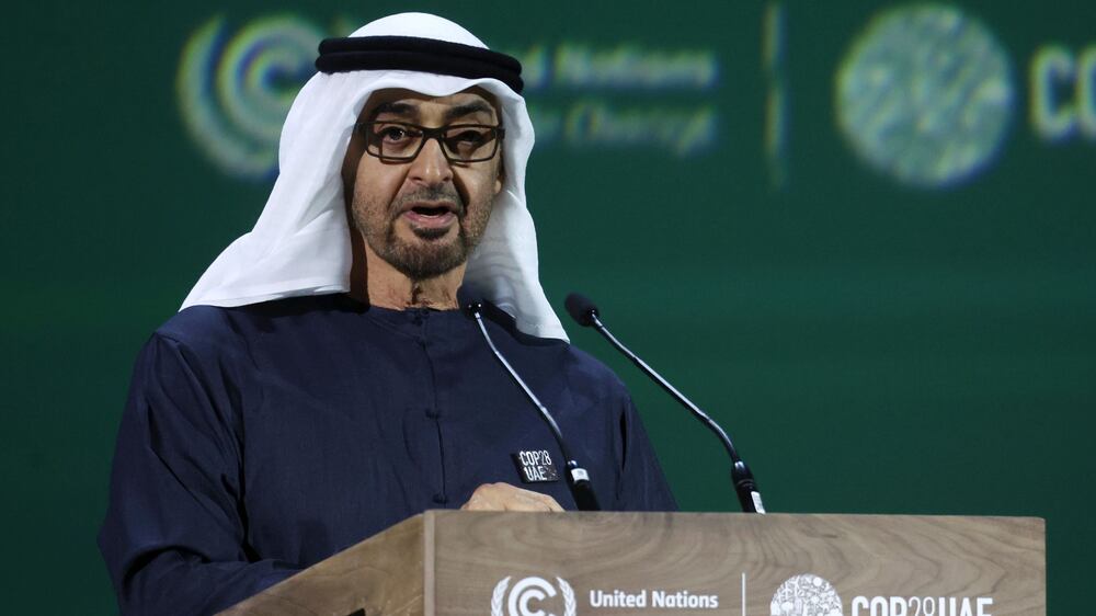 President Sheikh Mohamed pledges $30bn climate financing fund