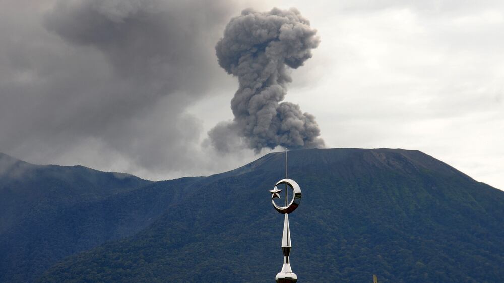 Indonesia's Mount Merapi spews column of ash in latest eruption