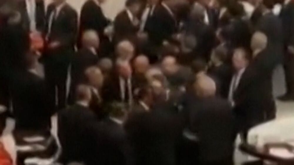 Mass brawl breaks out in Turkish parliament during tense budget negotiations