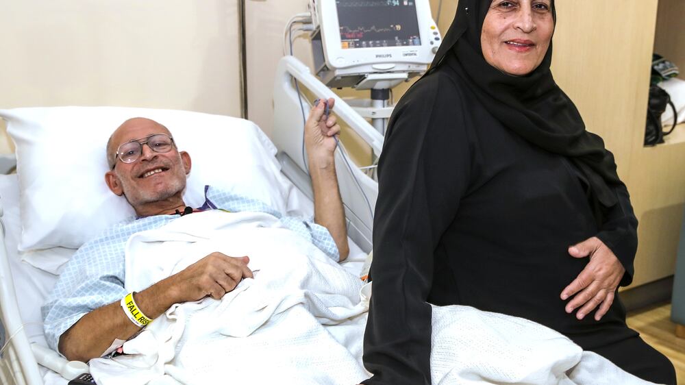 Palestinian patients thank the UAE