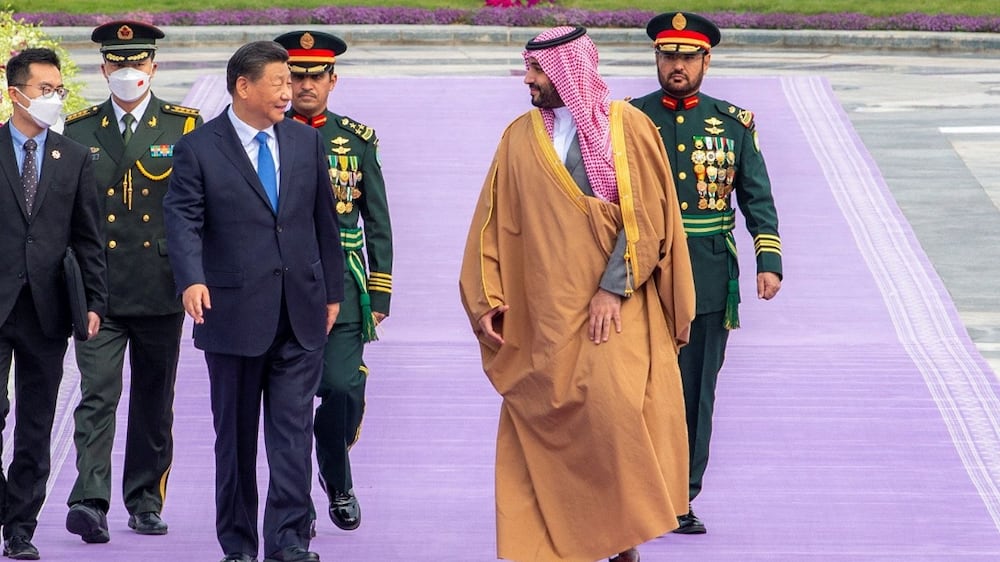 Chinese President Xi Jinping meets Saudi Crown Prince Mohammed bin Salman