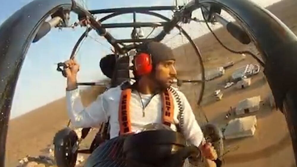 Sheikh Hamdan bin Mohammed shares video in flying go-kart