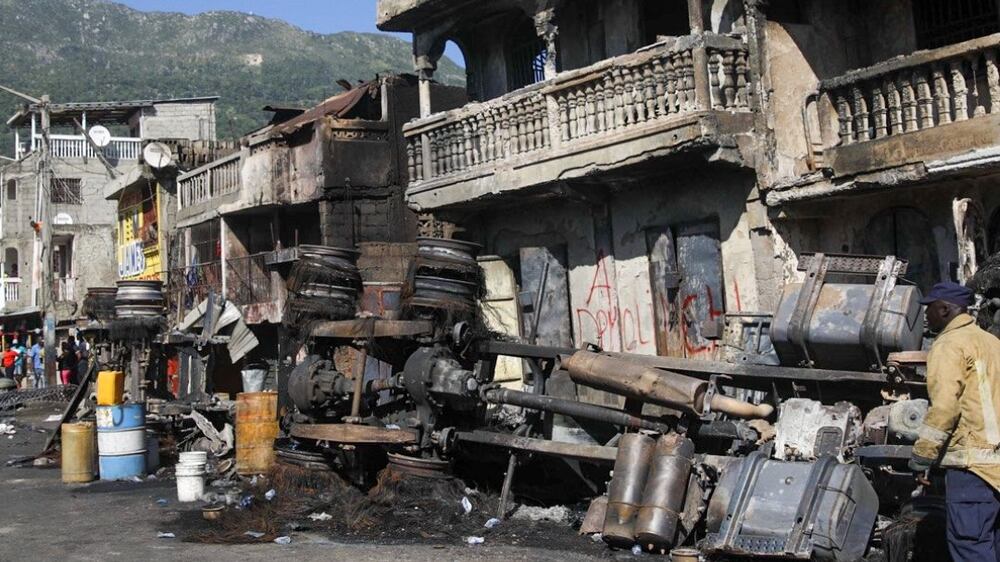 Lorry explosion kills at least 60 in Haiti
