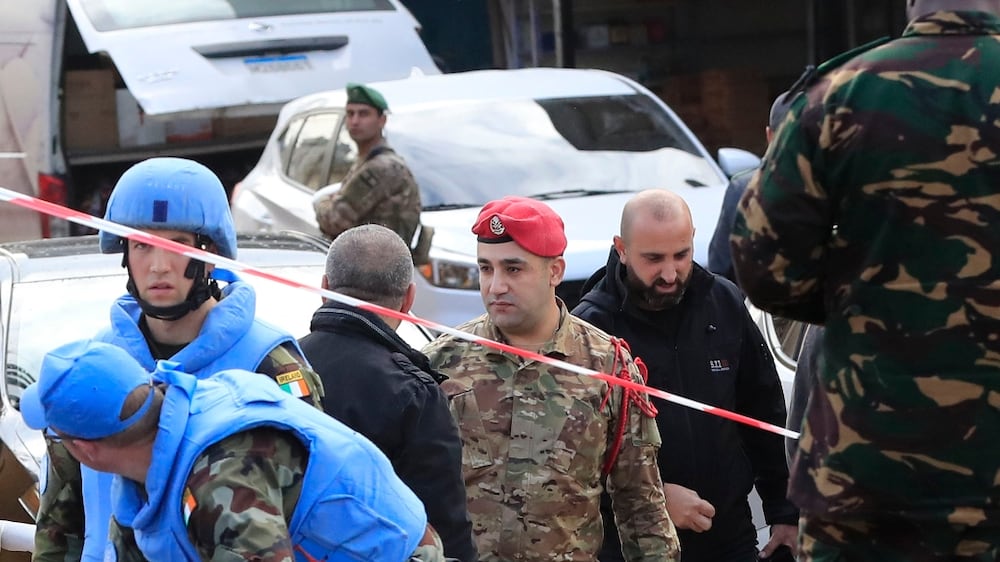 The National reports from site in Lebanon where Irish UN peacekeeper was killed