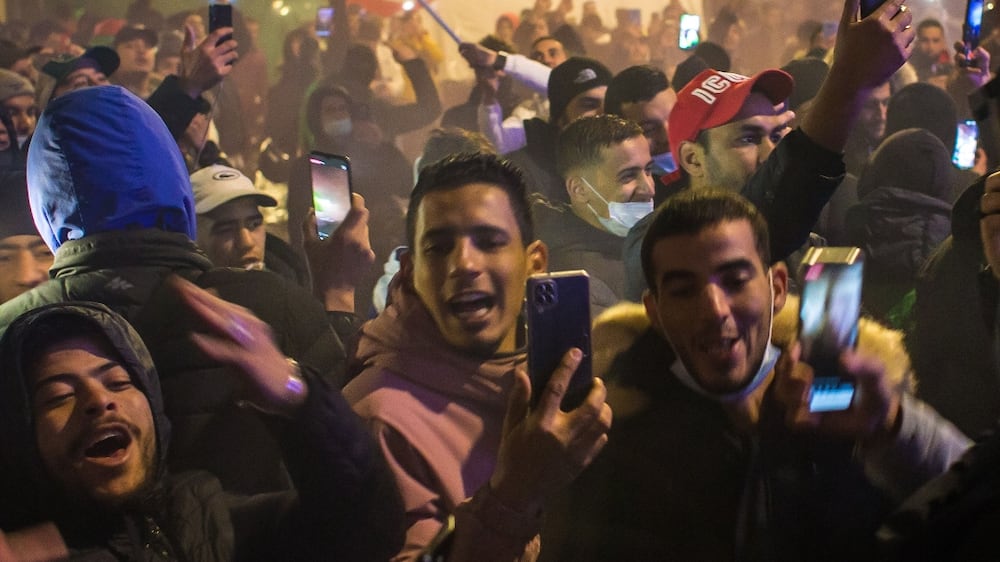 Watch Algeria fans celebrate Fifa Arab Cup win