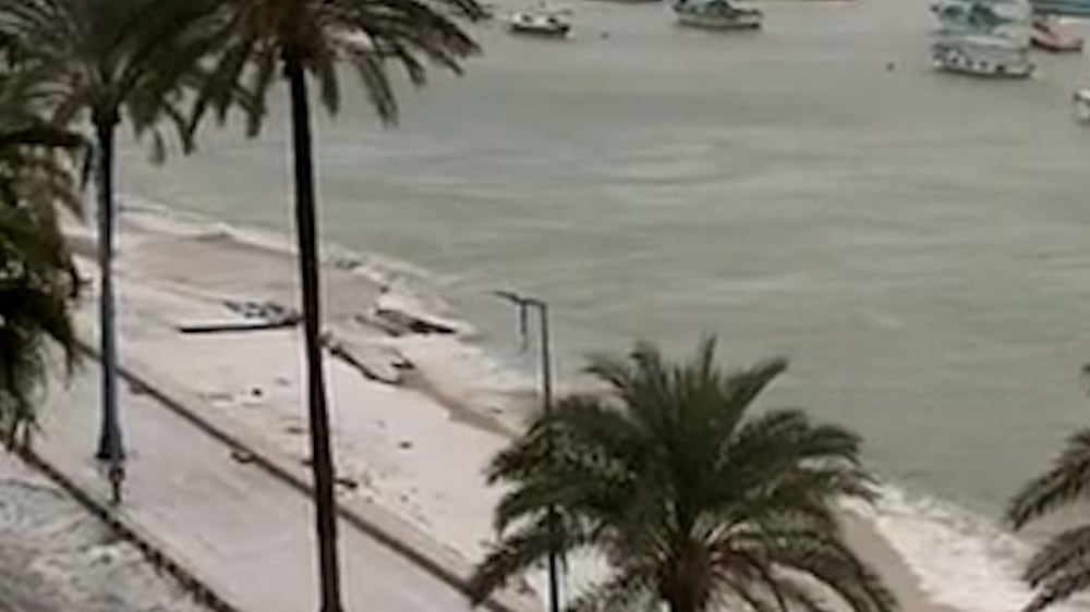 Snow falls in Alexandria, Egypt, for first time in almost a decade