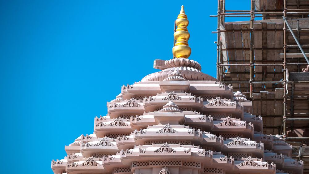 UAE’s first traditional hand-carved Hindu temple nears completion