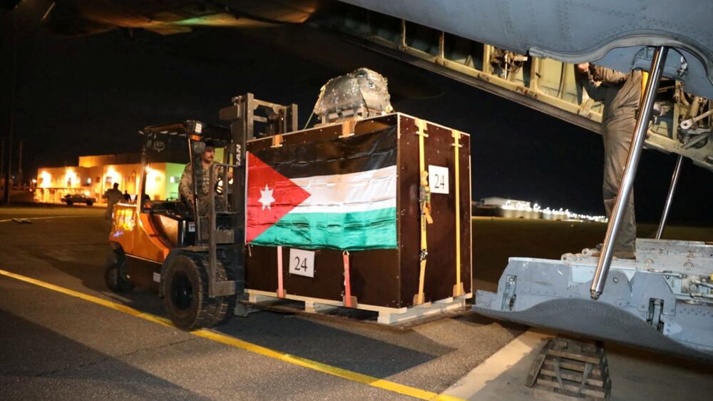 Jordan airdrops aid to besieged Christians in Gaza on Christmas Eve