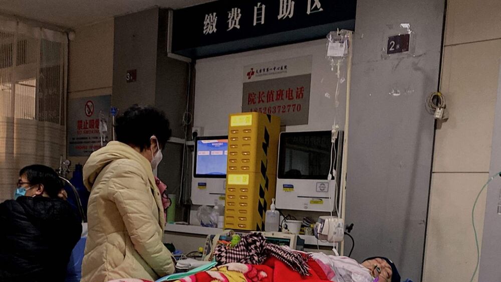 Covid patients fill ICUs in China's hospitals