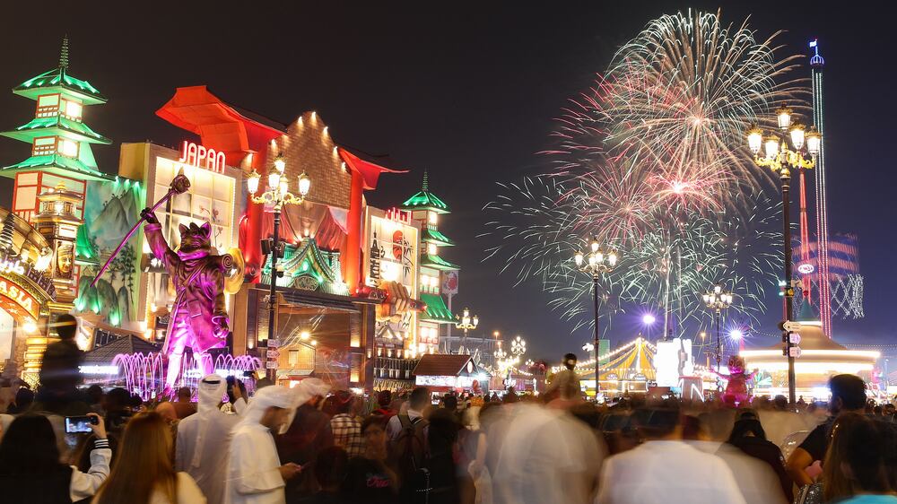 UAE marks the new year with fireworks and drone displays