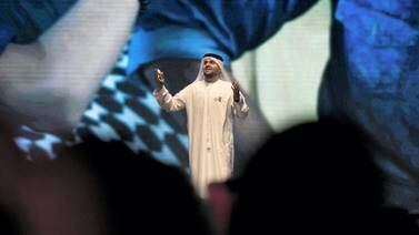 Emirati singer Hussain Al Jassmi has released Bab Rizq, meaning A Door to Blessings. Reem Mohammed / The National