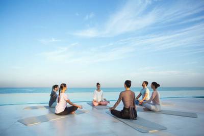 Guests can take part in daily meditation and yoga sessions.