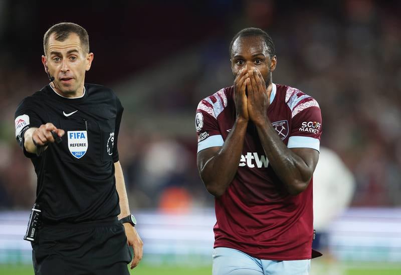 Michail Antonio 8 – Struck the post with a wonderful effort from the edge of the area before playing a key part in the equaliser, holding the ball up and cleverly flicking the ball to Soucek. A nuisance all evening. Getty Images