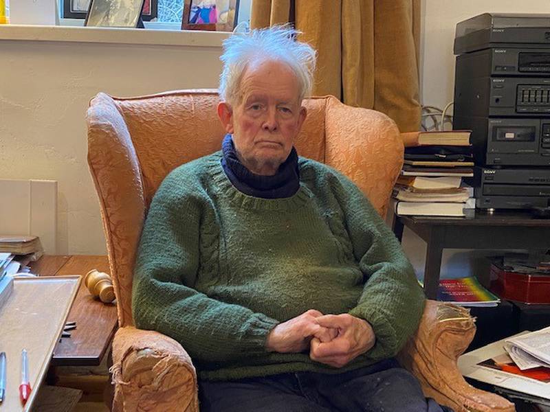 Godfrey Meynell, now 88, in Meynell Langley, the ancestral seat in Derbyshire that has been in the family since Norman times. Mark Souster for The National