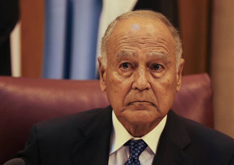 Arab League Secretary-General Ahmed Aboul Gheit looks on during the opening of Arab foreign ministers meeting in Cairo, Egypt September 11, 2018. REUTERS/Mohamed Abd El Ghany