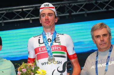 Brandon McNulty only joined UAE Team Emirates at the start of the year. Courtesy photo