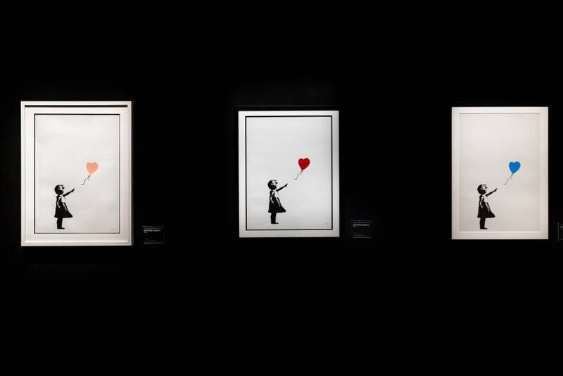Girl And Balloon by Banksy.