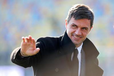 Milan's sports director and club legend Paolo Maldini and his son Daniel, who plays for the same club, tested positive for Covid-19. A statement from the club said both are well. EPA