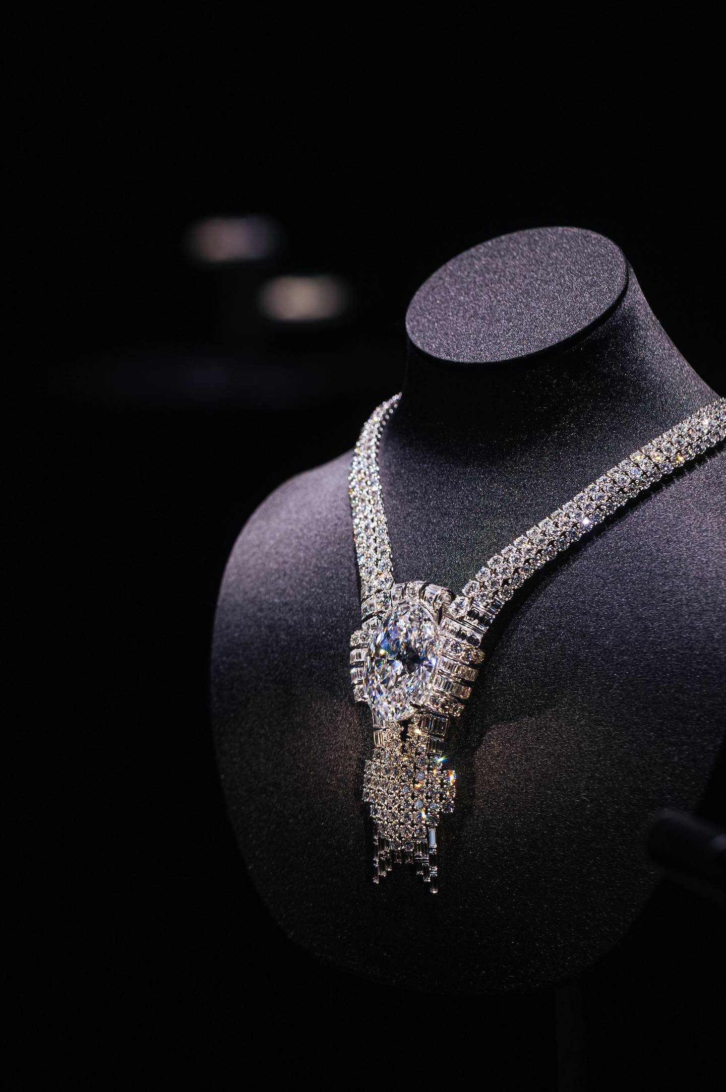 The Empire Diamond, which weighs more than 80-carats, sits at the heart of the new necklace. Photo: Tiffany & Co