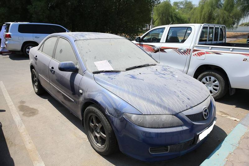 Dirty or abandoned cars in Abu Dhabi could lead to the owner being fined Dh3,000. Courtesy, Abu Dhabi City Municipality